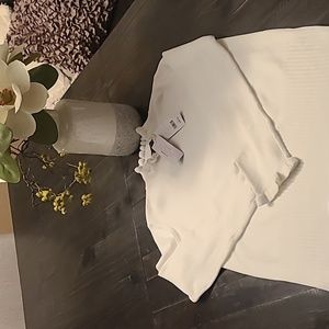 NWT FRENCH CONNECTION WHITE SWEATER SIZE XL